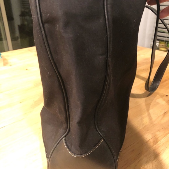 XL Coach canvas and leather tote - Picture 3 of 8